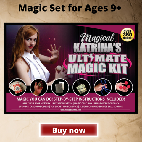 Advanced Magic Kit for Girls and Boys Female Magician Magic Kit