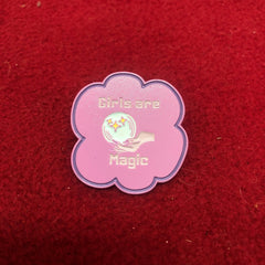 Girls Are Magic Enamel Pin